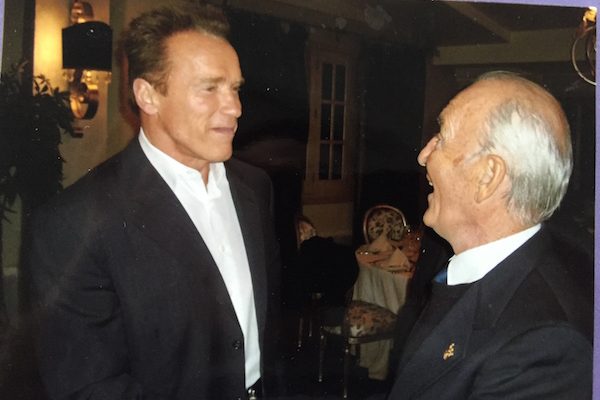 Franco Fassi e Arnold Schwarzenegger